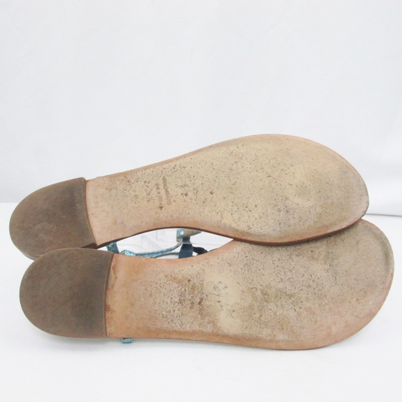 Giuseppe Zanotti | Blue Metallic Bow Sandals 39.5 - Picture 5 of 7